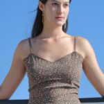 Amateur hottie Liliana showing off her fuzzy pussy in public & masturbating