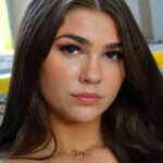 Breathtaking girlfriend Aria strips her white dress in public & masturbates