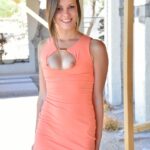 Glamour babe Shea gets naked in public to show her skinny body & her tiny tits