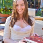 Nerdy brunette is in need of masturbating her horny twat in worst possible way