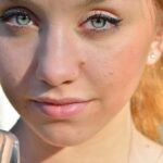 Natural babe Aurora sits on a monster dildo & rides before fisting her cunt