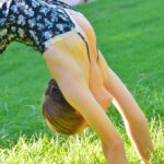 Brunette teen Carmen fucks herself with a banana in public before eating it