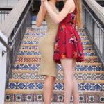 Glamorous pantyless babes Mila & Myra shamelessly making out in public