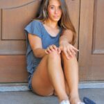 Blonde babe Eva sitting on a big dildo after teasing nude in public