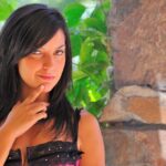 Glamorous amateur Annalisa flashes her shaved pussy in sexy outfits in public