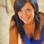 Glamorous amateur Annalisa flashes her shaved pussy in sexy outfits in public