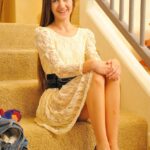 Petite babe Claire toys with a vibrator & stuffs beads into her tight anus