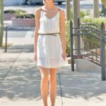 Charming babe Amy revealing and toying her pink clitoris in public