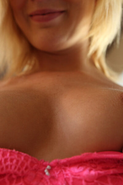 Slim cutie Casey reveals her fine breasts and stretches her cunt on a chair Image #13