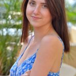 Pretty teen Lexi exposes her beautiful breasts & her bald cunt in public