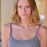 Wonderful Anya loves to tease in public with her tight body and bald holes
