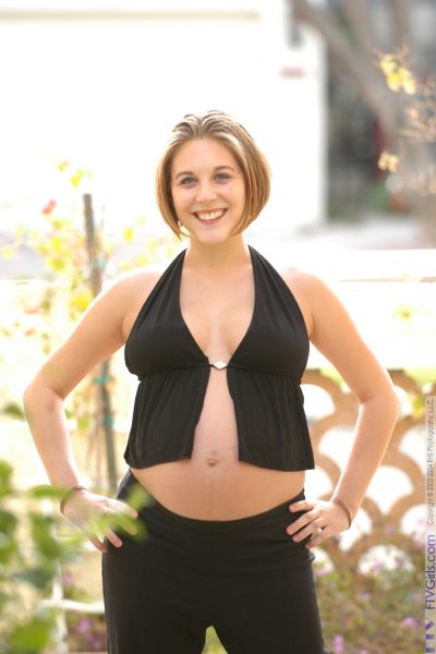 pregnant lady violet exposes her boobs and fondles her swollen vagina 20