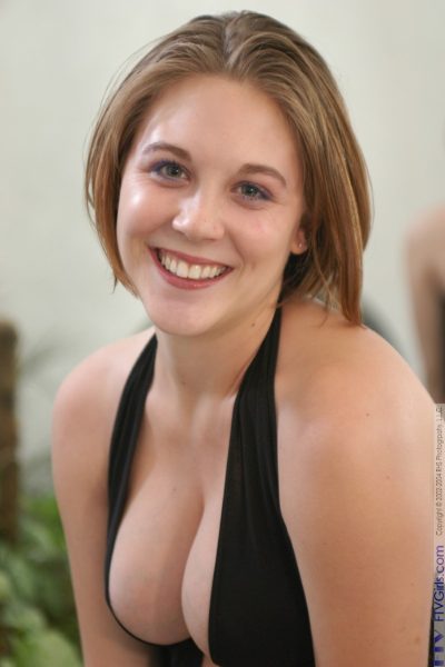 Pregnant lady Violet exposes her boobs and fondles her swollen vagina Image #10