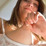 Cute amateur babe Jeri uses monster sex toys to fuck her hungry pussy