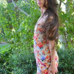Glamour babe in a sexy dress & heels Angelina strips naked in public
