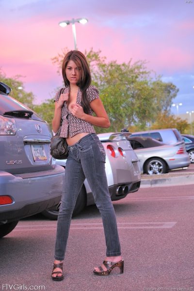 Gorgeous blue-eyed teen with adorable tits Shyla reveals her body in public Gorgeous blue-eyed teen with adorable tits Shyla reveals her body in public Image #19