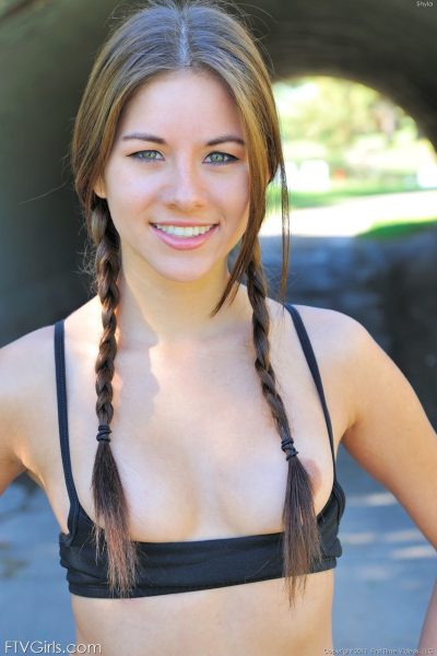 Gorgeous blue-eyed teen with adorable tits Shyla reveals her body in public Gorgeous blue-eyed teen with adorable tits Shyla reveals her body in public Image #3