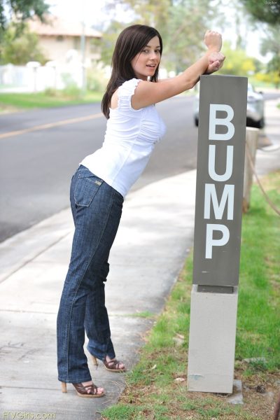 Salacious amateur teen Taylor reveals her amazing juggs and poses in undies Image #7