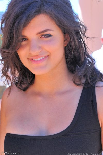 sweet girl trisha reveals her cute small boobs and poses in public 21