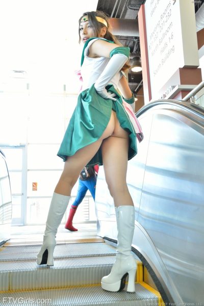 Amateur honey Melody swallowing and riding a massive plastic cock Image #6