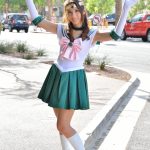 Amateur honey Melody swallowing and riding a massive plastic cock