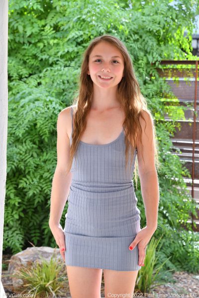 Nice young girl Mira masturbates with a dildo and vegetables too Image #1