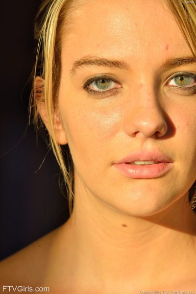 Green-eyed starlet with flawless slender body Kenna loves dancing and corsets Image #14