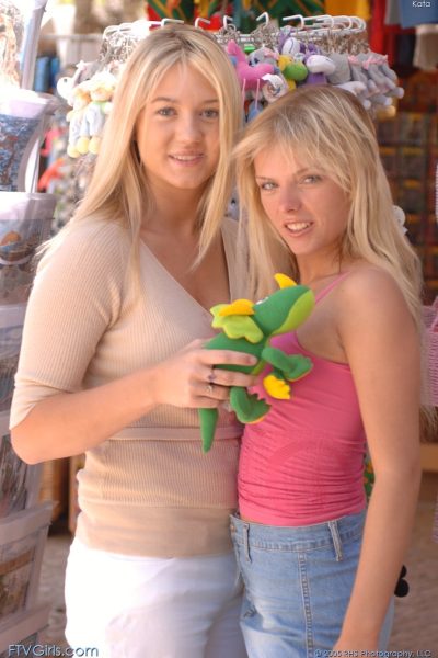 Sweet amateur Kata and her skinny friend show their tits and hot twats Sweet amateur Kata and her skinny friend show their tits and hot twats Image #1