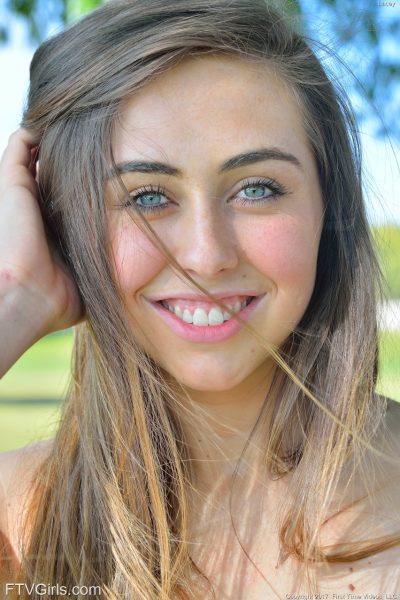 Young solo girl Lacey displays a no panties upskirt in the park Young solo girl Lacey displays a no panties upskirt in the park Image #1